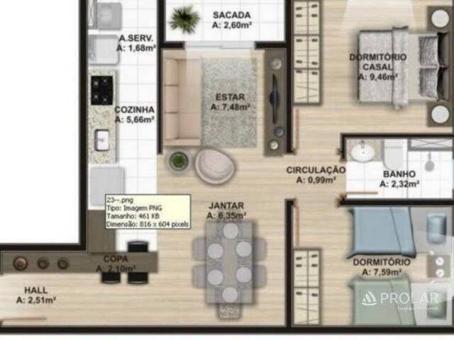 #1679 - Apartamento para Venda em Caxias do Sul - RS - 2